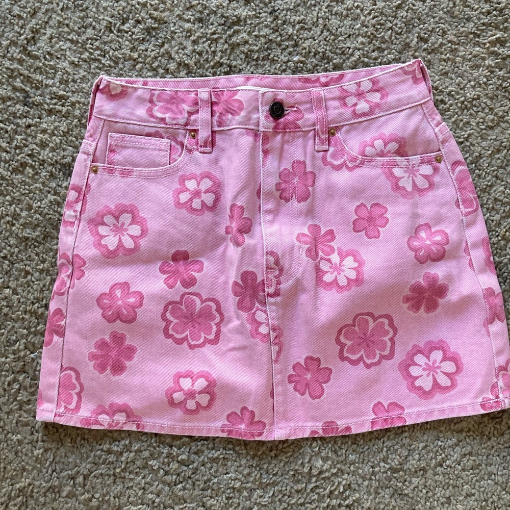 Pacsun Flower Skirt